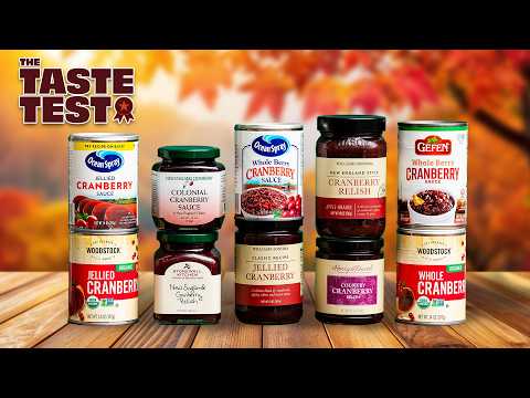 The Best and Worst Supermarket Cranberry Sauces | The Taste Test