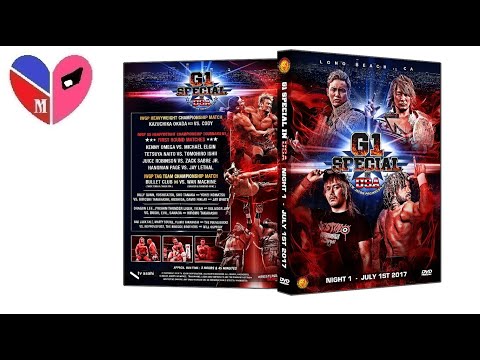 NJPW G1 Special In USA 2017 Night 1 DVD Unboxing