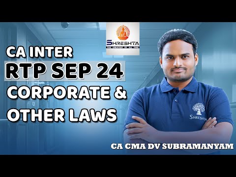 LAW RTP | SEPT 2024 | CA INTER