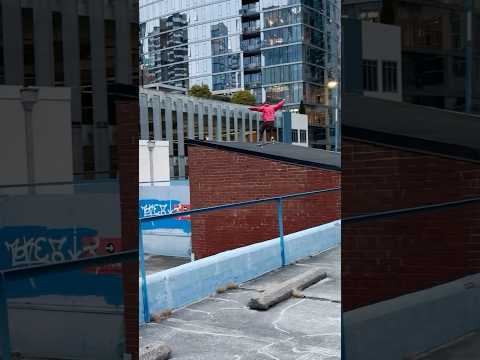 Punk Skateboarder Nose Manual Off 25 Foot Building #skateboarding #skateshorts #skater