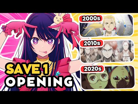 Save 1 ANIME OPENING for each DECADE 🔥 | 00's vs 10's vs 20's | ANIME QUIZ