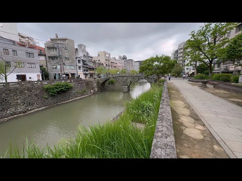 數百年歷史 長崎眼鏡橋 | 吃長崎車站麥當勞|福岡漢王餃子館 | 路面電車 | 居酒屋|  20240430