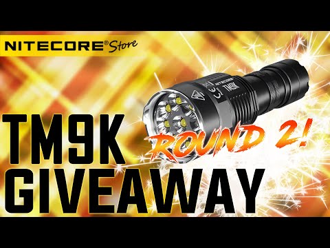 Win a FREE 9500 Lumen - Nitecore TM9K Tac Light - January 2021