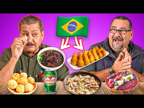 Mexican Dads Try Food From BRAZIL!