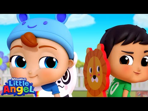 Play with Me Musical Chairs 🎶| Little Angel And Friends Kid Songs