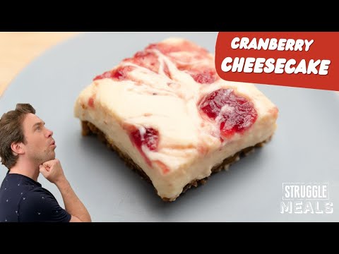 Festive Cranberry Cheesecake Minus the Big Cost