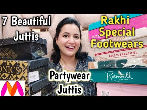 7 Partywear Juttis Haul / Myntra Footwear Haul / Footwear Haul / Juttis Haul /Neema