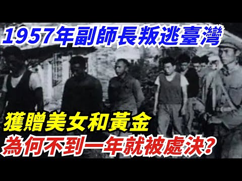 1957年副師長叛逃臺灣，獲贈美女和黃金，為何不到一年就被處決？【創史館】#歷史#歷史故事#歷史人物#奇聞