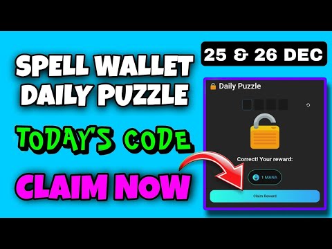 Spell Wallet Daily Puzzle Today 25 December | Spell Wallet Today Puzzle | Spell Wallet Secret Code