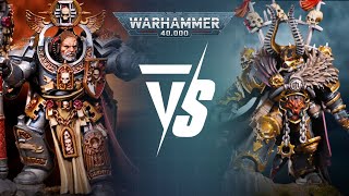 NEW Grey Knights Vs Chaos Space Marines: 2000pts Warhammer 40K Battle Report