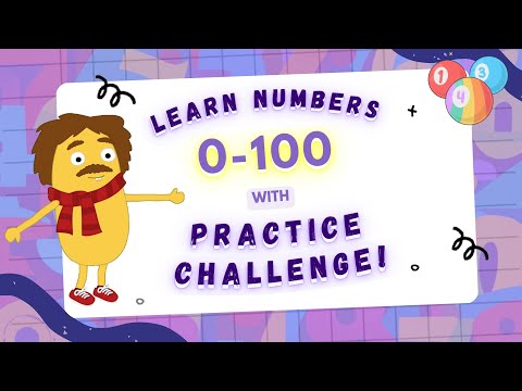 Number Learning 0-100 and Practice Challenge