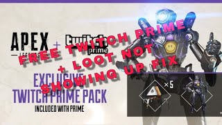 APEX LEGENDS LOOT FIX/FREE TWITCH PRIME! (XBOX/PS4/PC)