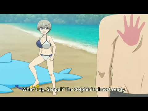 Uzaki-chan at the beach