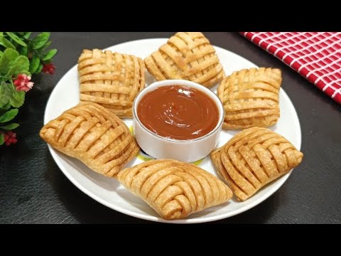 New Style Potato Snacks! Its So Delicious! Crispy Designer Samosa! Samosa Recipe! Potato Recipes