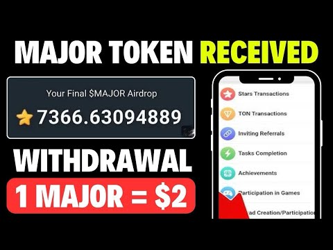 How to withdraw MAJOR Airdrop ($MAJOR) Token to BYBIT | OKX | BITGET