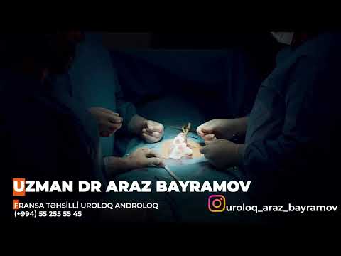 Penis Protezinin tətbiqi Amerikanın Rigicon şirkətinin protezləri Uroloq Androloq Dr. Araz Bayramov