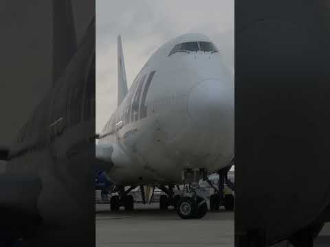 Western Global 747-400 at O'Hare International Airport