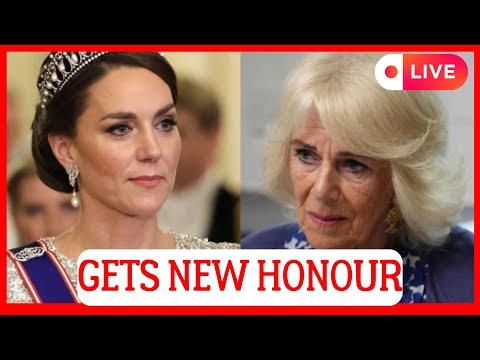 ROYALS IN SHOCK! KATE MIDDLETON RECEIVES A NEW HONOR AS QUEEN CAMILLA STEPS BACK FROM THE THRONE