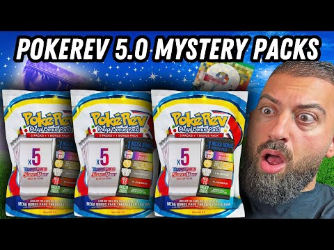 Opening The NEWEST PokeRev Mystery Packs (5.0 edition) WE DID IT AGAIN!