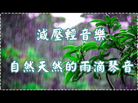 減壓輕音樂 自然天然的雨滴琴音 治癒您的心靈 美麗悅耳的旋律 Relaxing Piano Music, Pure Music