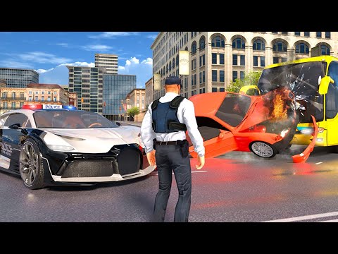 Police Real Chase Car Simulator Game - GamePlay Walkthrough