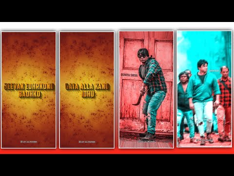 Duniya vijay attitude status video editing editing in kannada| boys attitude watsapp status kannada|