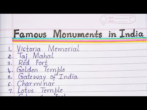 Famous Monuments in India