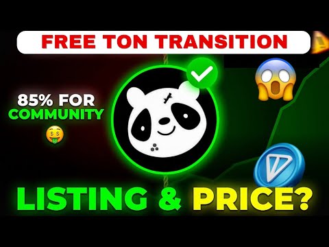 Free ton transition in pandas airdrop 🐼| Pandas Airdrop token withdraw | Pandas Airdrop Listing Date