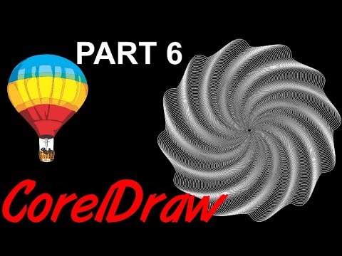 Corel Draw Tips & Tricks Rotate and Contour to make this Part 6