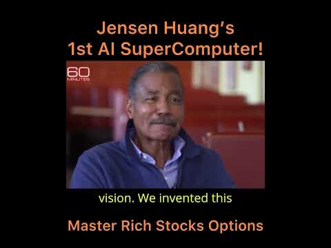 Nvidia’s 1st AI Supercomputer by CEO Jensen Huang! #Nvidia #MasterRichStocksOptions