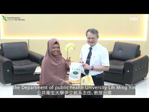 印尼棉蘭教育展-公共衛生學系尹立銘主任前往Universitas of Sumatera Utara(USU)進行學術專題演講