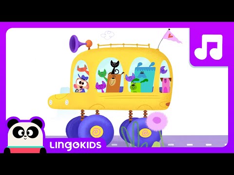 WHEELS ON THE BUS 🚌🎶 Nursery Rhymes | Lingokids