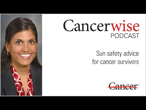 Sun safety advice for cancer survivors