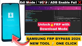 All Samsung FRP Bypass 2024 New Tool One Click | Samsung FRP *#0*# Not Working | ADB Method Fail