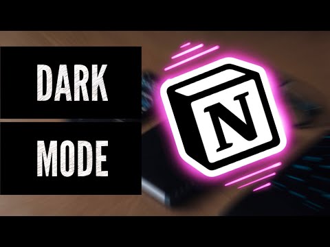 How to switch Notion to Dark Mode