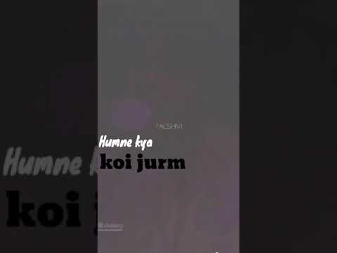 WhatsApp status video sod song (BTS ) taehyung love u