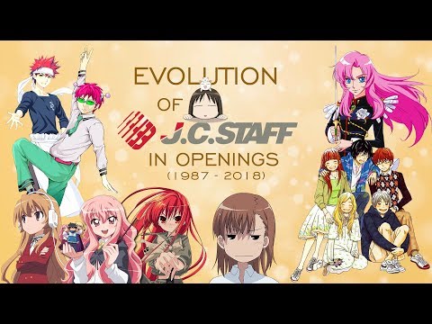 Evolution of J.C.Staff in Openings (1987-2018)