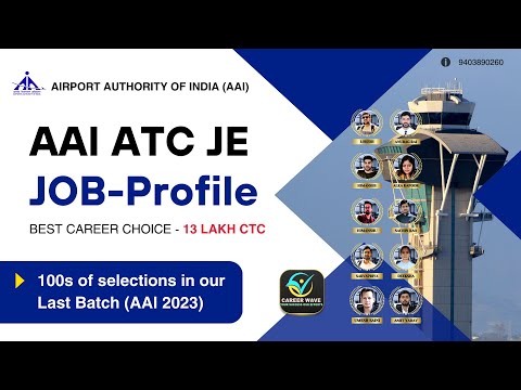 DREAM JOB IS HERE : AAI ATC - JE | All about AAI ATC Junior Executive | Airport Authority of India