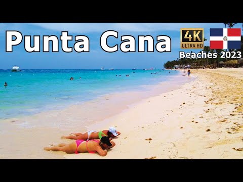 Punta Cana 4K - Dominican Republic - 45 Minute Beach Walk ✅