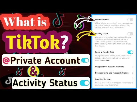 Tiktok private account | turn on tiktok activity status