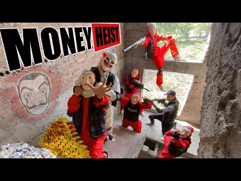 PARKOUR VS MONEY HEIST:Money Heist kills female Police and successfully escapes with Boss | Epic POV