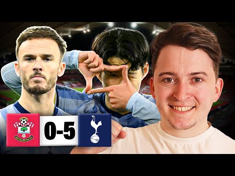 James Maddison & Son Heung-min Incredible! Finally A Win!! Tottenham 5-0 Southampton!