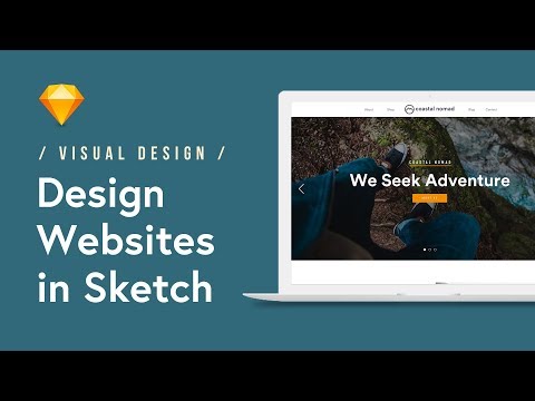 Design a Website Landing Page in Sketch (Tutorial) 🖥