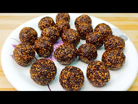 பாரம்பரிய சுவையில் 👌😋 எள்ளு உருண்டை | How to Make Ellu Urundai in Tamil | Ellu Urundai | Sesame Ball