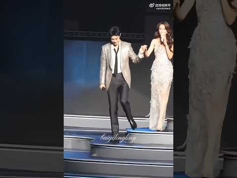 Xiao Zhan and Karen Mok sing hand in hand at Macau Gala 2024 #shorts #xiaozhan #cdrama #singer