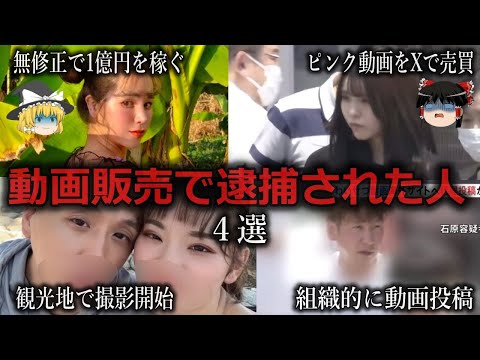 【ゆっくり解説】惜しい人をなくした...性的動画で逮捕された人４選をゆっくり解説