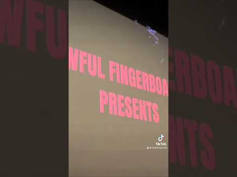 Fingerboard Full Length at the Theatre! #techdeck #fingerboard #teckdeck