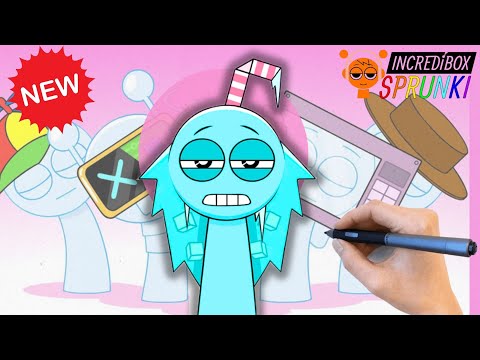 Exclusive! How to Draw Sprunki OC Aqua Phase 4 | Incredibox New Character Tutorial