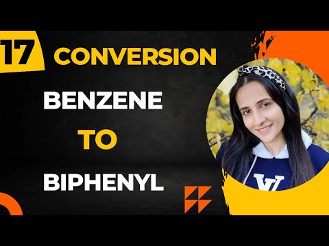 17) Convert Benzene to Biphenyl| Organic chemistry conversions Class12| Neet chemistry| Jee