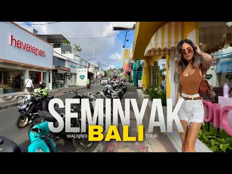 Travel BALI Today 🇮🇩 SEMINYAK WALKING Tour 2024 - Indonesia